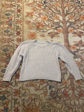 POL Soft Light Lavender Crewneck Sweater